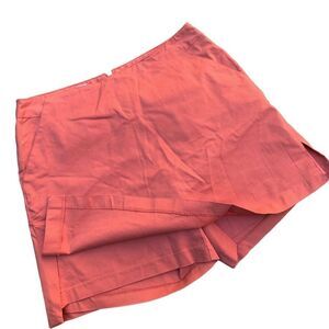 Adidas Athletic Skort Salmon Pink Golf Tennis Pickleball Logo Stretch Size 8